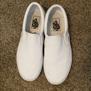 White vans only worn a few times